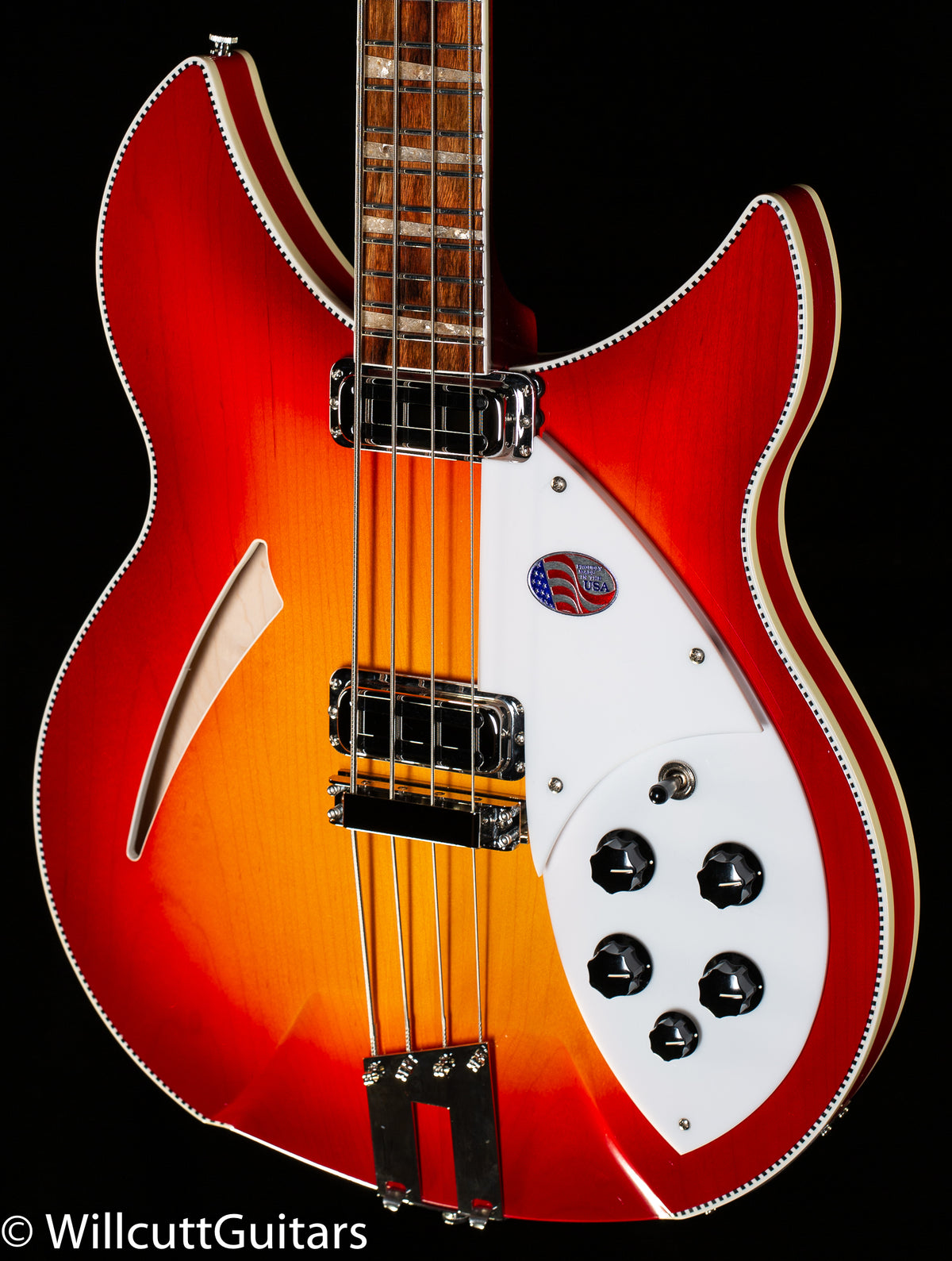 Rickenbacker 90th Anniversary 4005XC Bass Amber FireGlo Bass Guitar