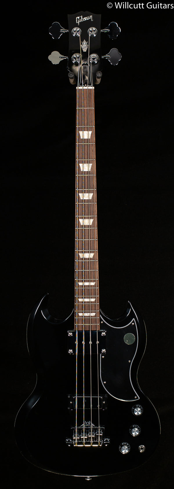 Gibson SG Standard Bass Ebony Bass Guitar (184) - Willcutt Guitars