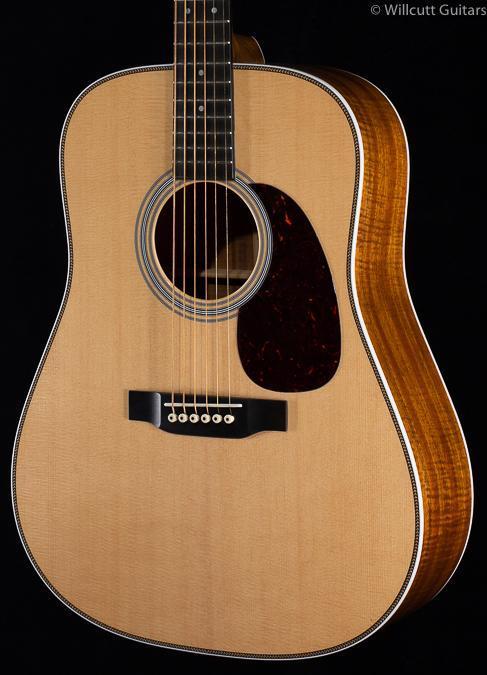 Martin Custom Shop Style 28 Dreadnought Herringbone Koa (704)