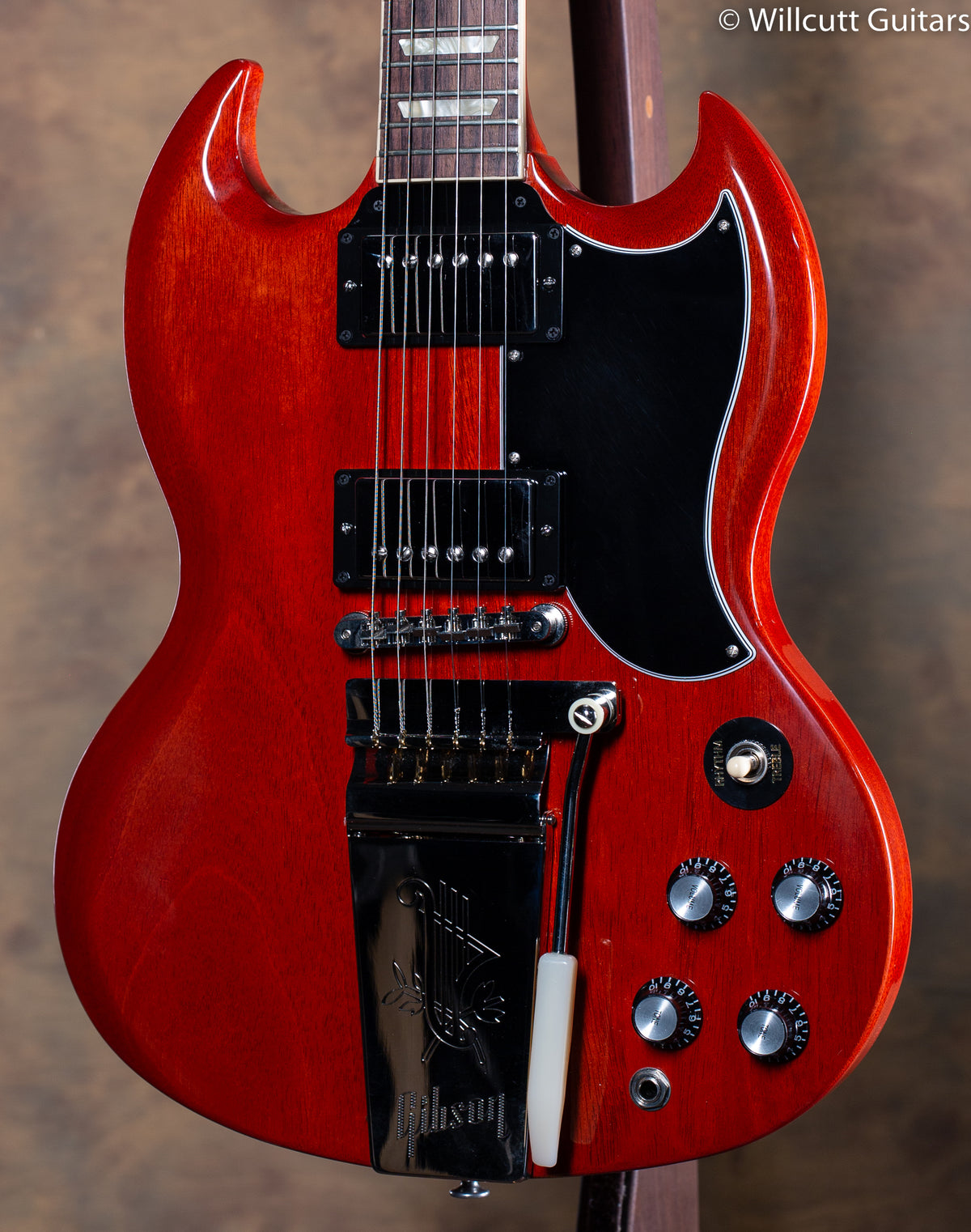 2021 Gibson SG Standard &#39;61 Maestro Vibrola Vintage Cherry