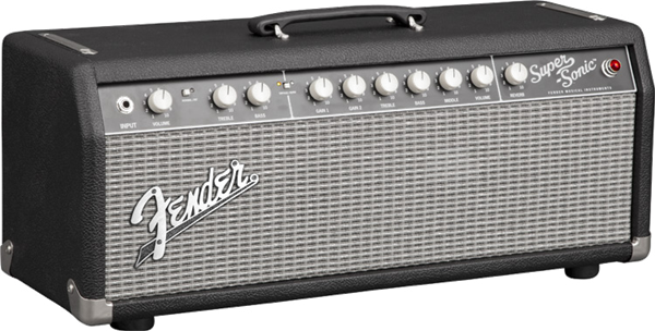 Fender Super-Sonic™ 22 Head, Black/Silver, 120V (615)