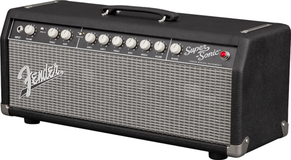 Fender Super-Sonic™ 22 Head, Black/Silver, 120V (615)
