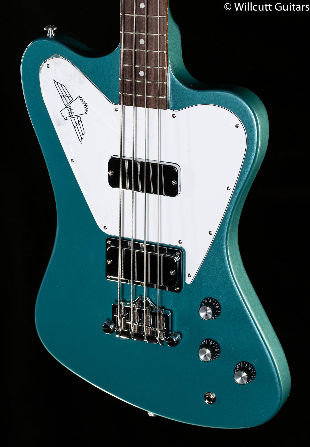 Gibson Non-Reverse Thunderbird Faded Pelham Blue Bass Guitar