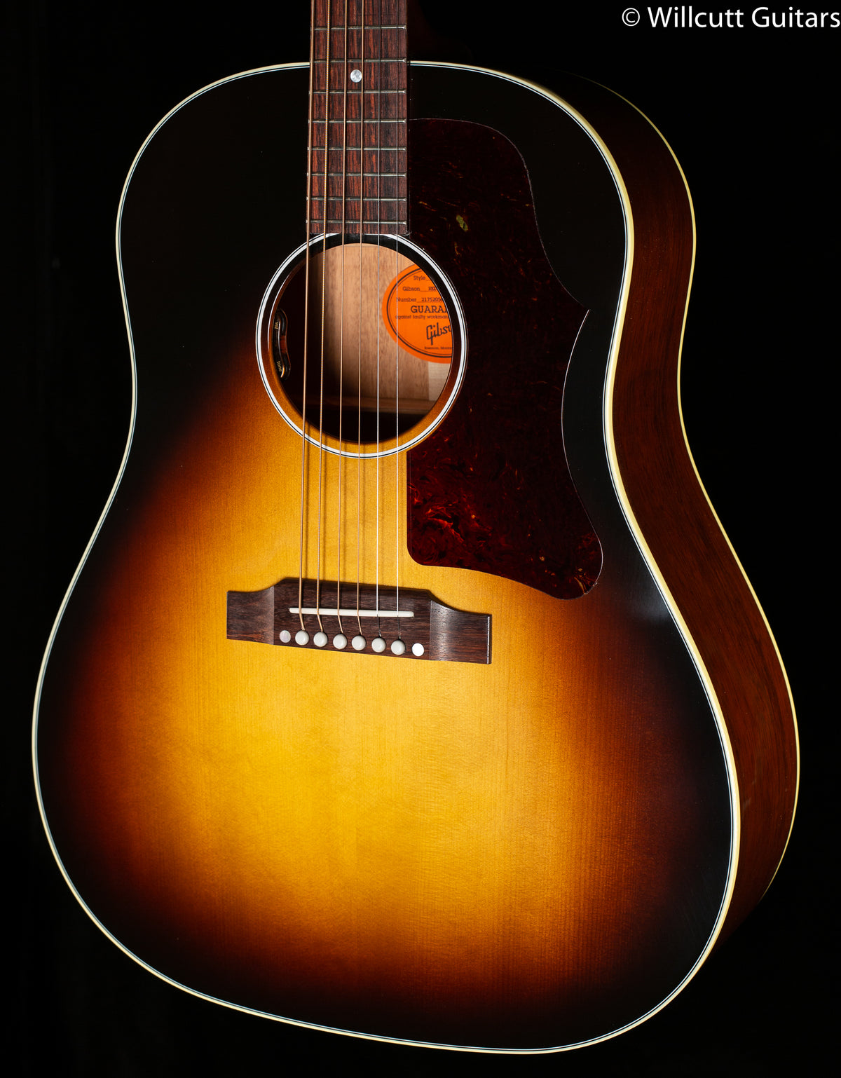 Gibson Custom Shop Willcutt Exclusive 50&#39;s J-45 Vintage Sunburst Red Spruce (056)