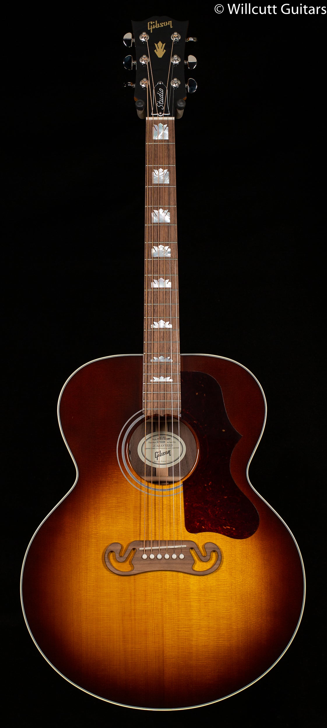 Gibson SJ-200 Studio Walnut Walnut Burst (100) - Willcutt Guitars