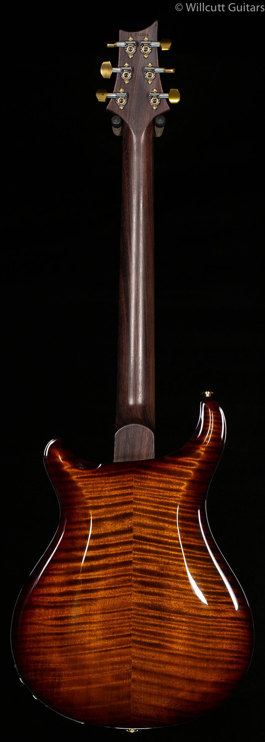 PRS Hollowbody II Black Gold Artist Package Rosewood Neck