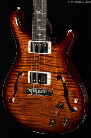 PRS Hollowbody II Black Gold Artist Package Rosewood Neck