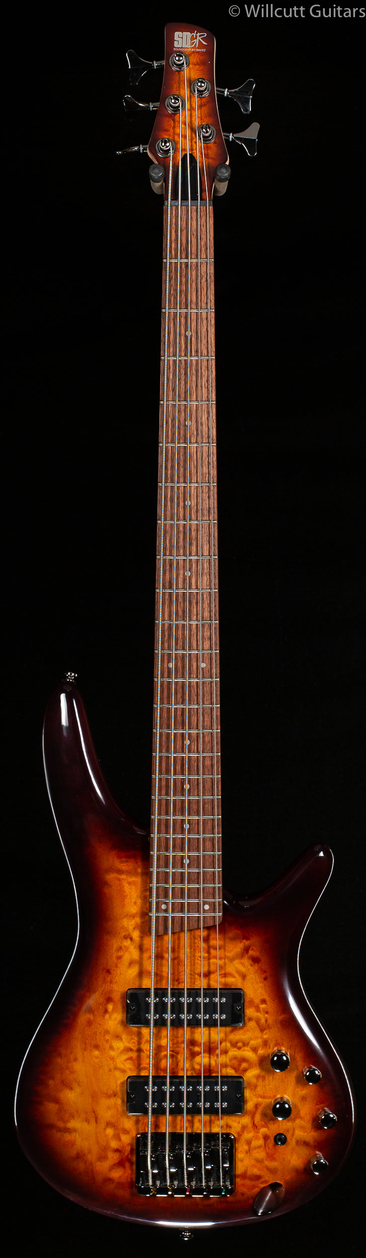 Ibanez Standard SR405EQM Dragon Eye Burst Bass Guitar
