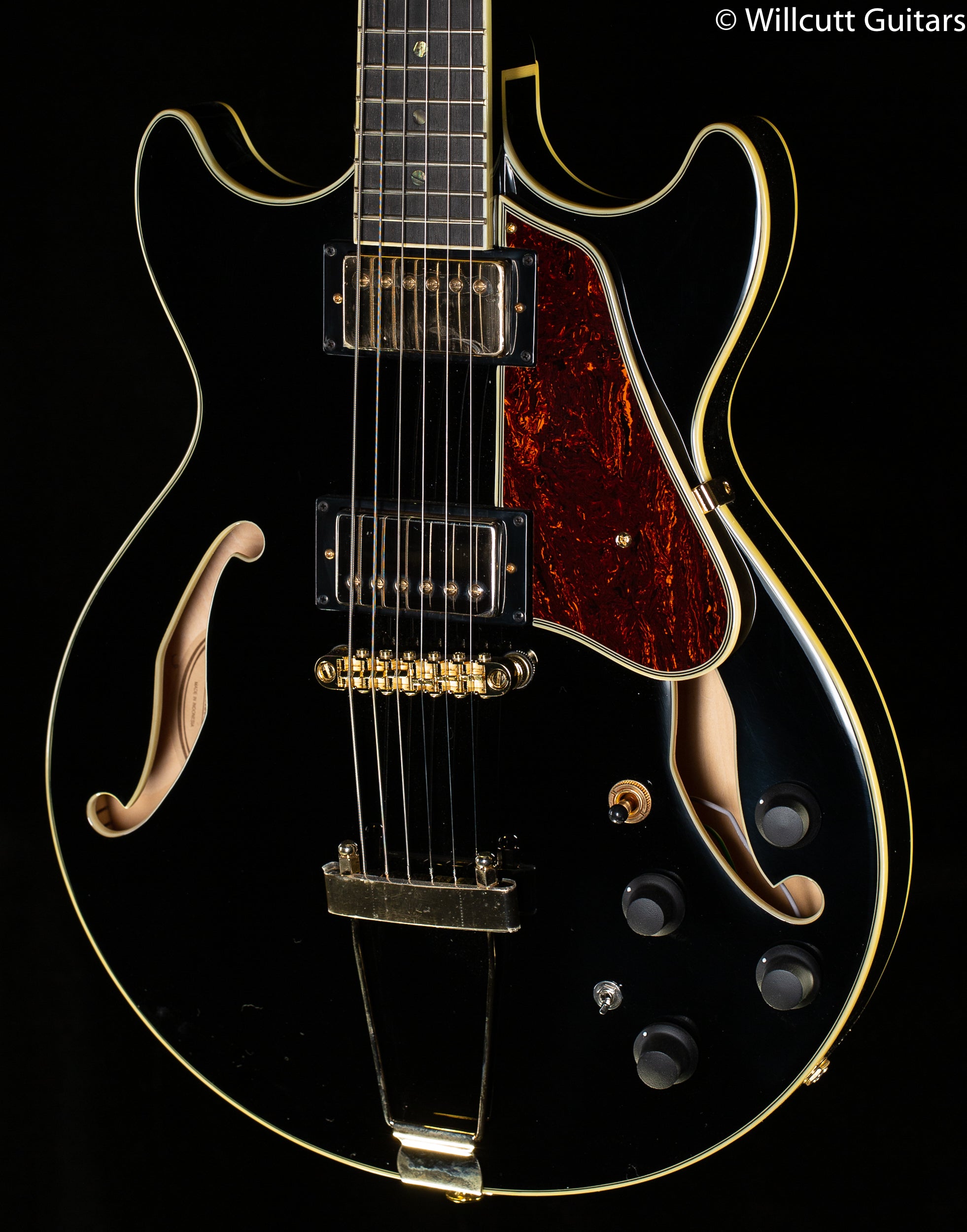 Ibanez AMH90BK Art Core Expressionist Hollowbody Black - Willcutt  