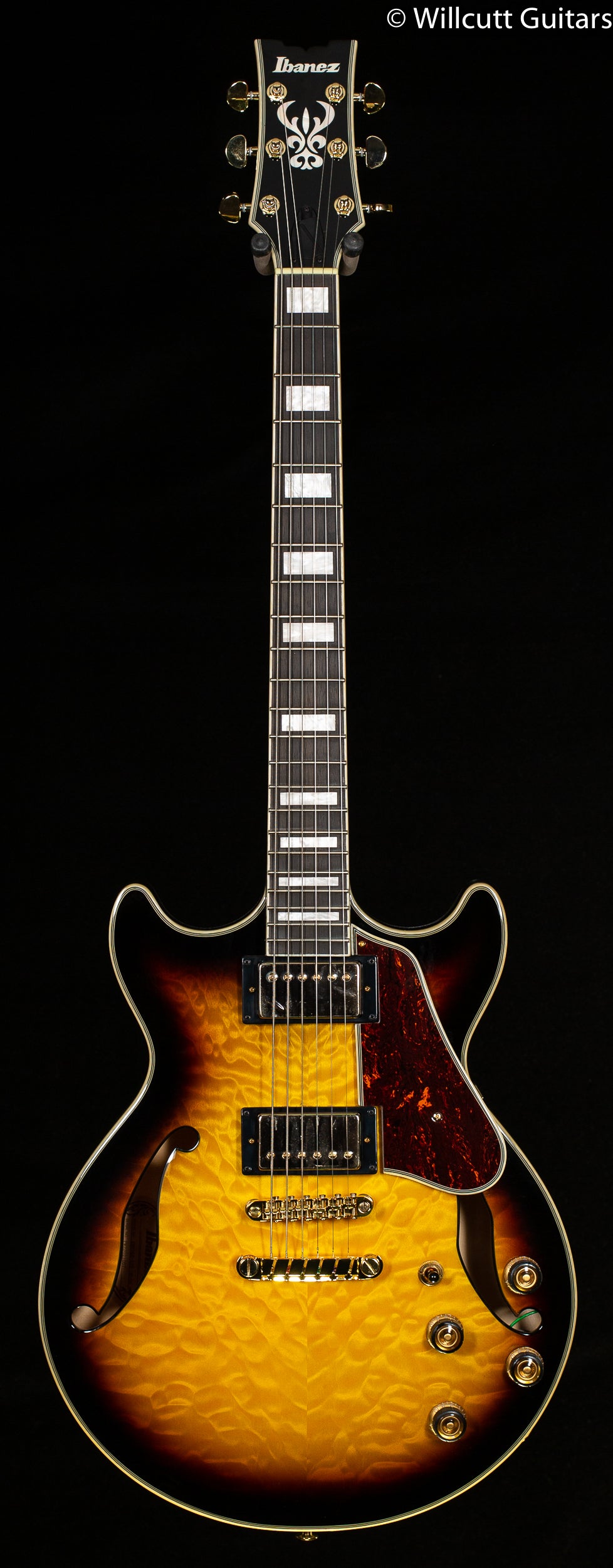 Ibanez Artcore Expressionist AM93QM - Antique Yellow Sunburst (057)