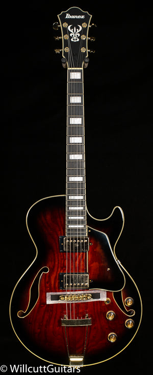 Ibanez AG95QA Artcore Expressionist Dark Brown Sunburst Electric Guitar (786)