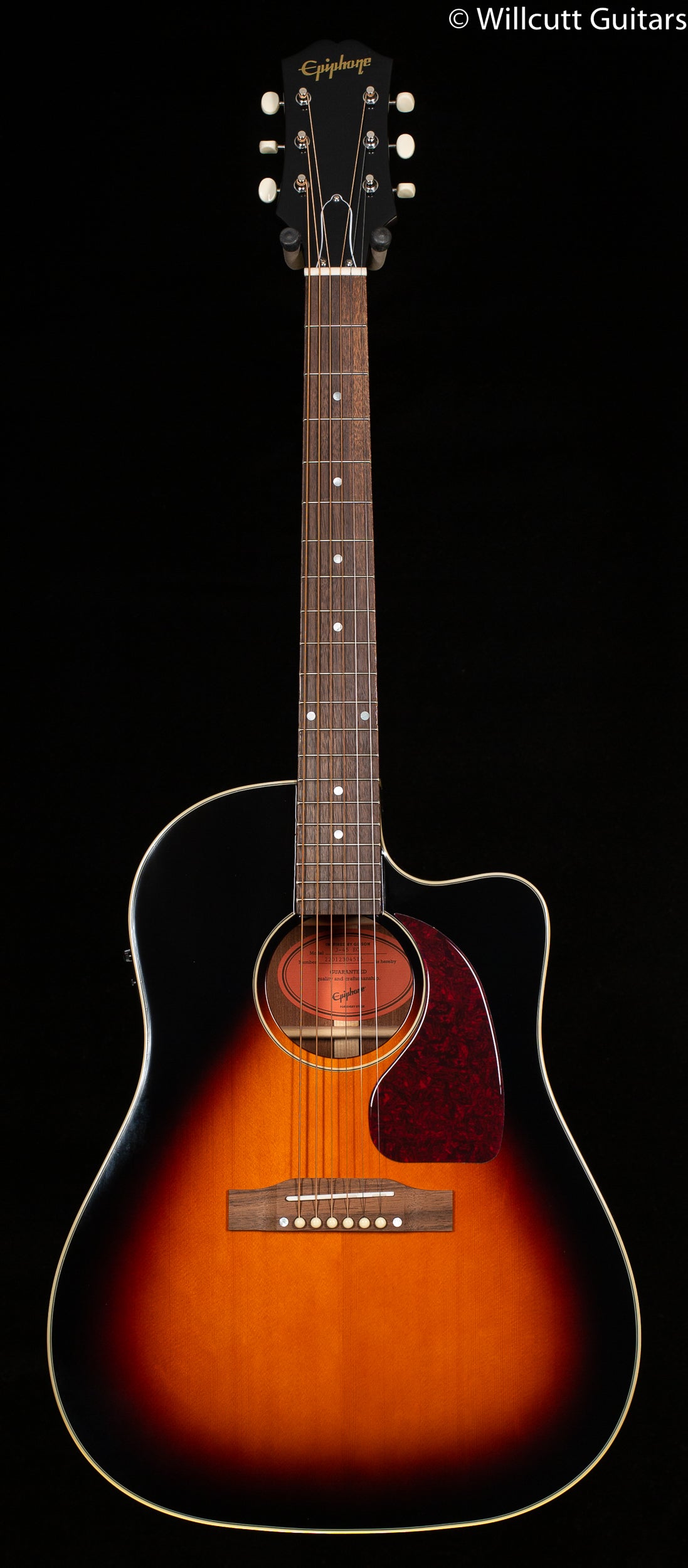 Epiphone J-45 EC Aged Vintage Sunburst Gloss - Willcutt Guitars