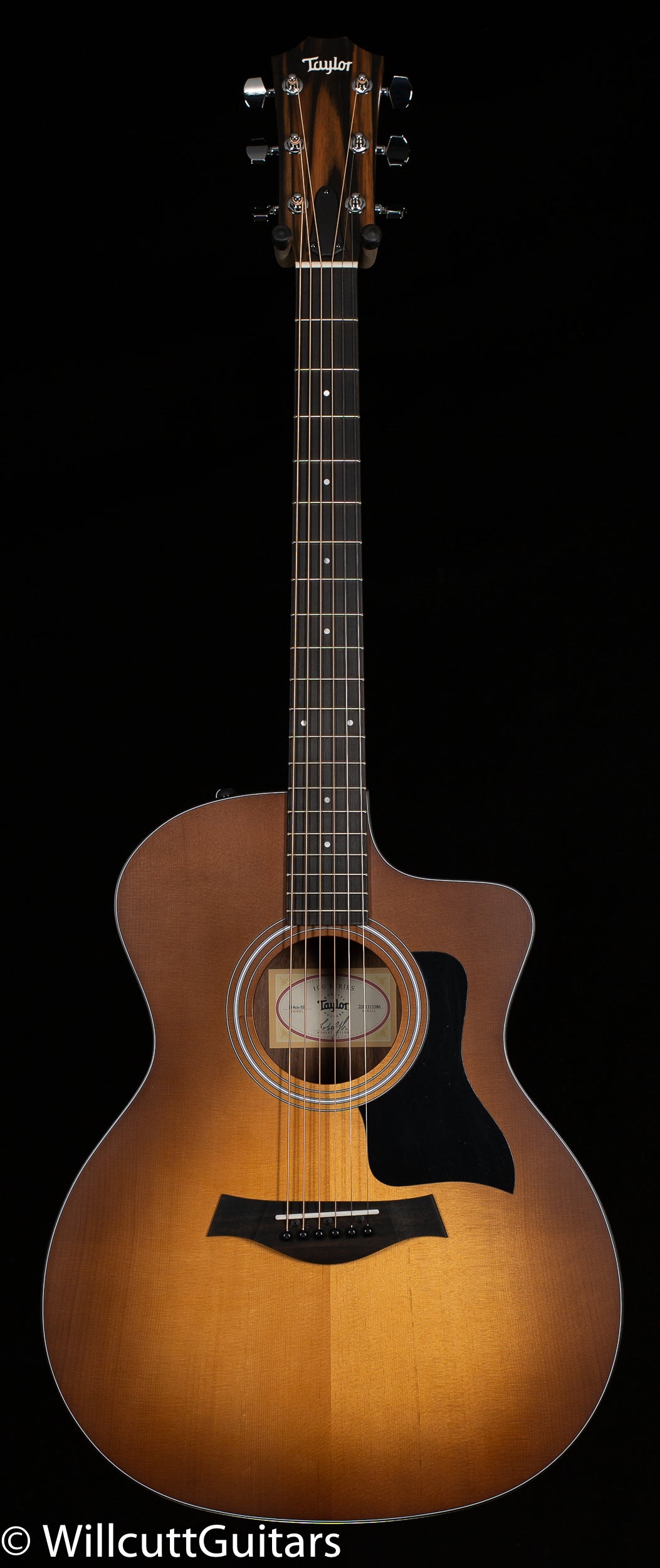 Taylor 114ce-SB Special Edition Walnut/Spruce Satin Sunburst Top