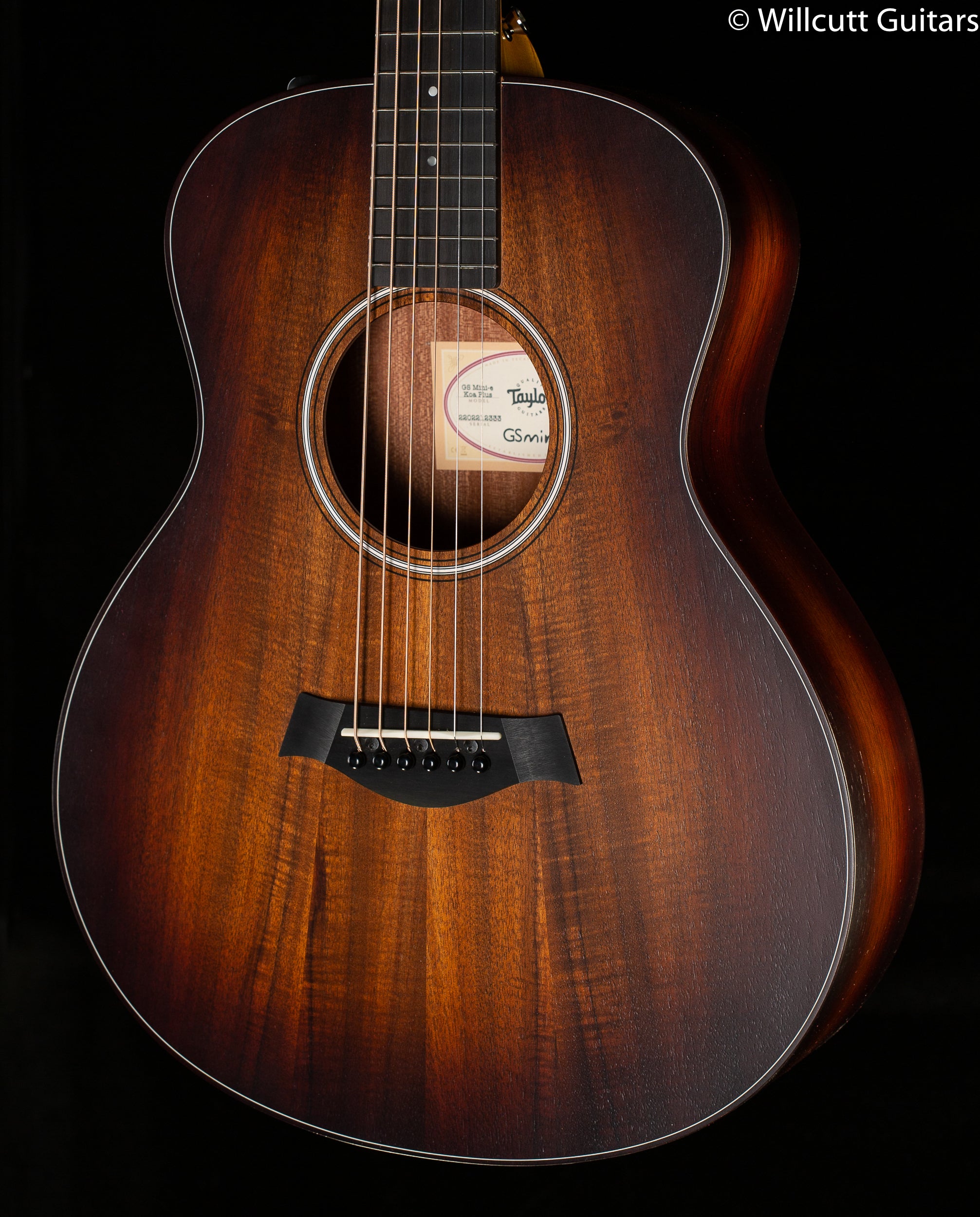 Taylor GS Mini-e Koa Plus - Willcutt Guitars