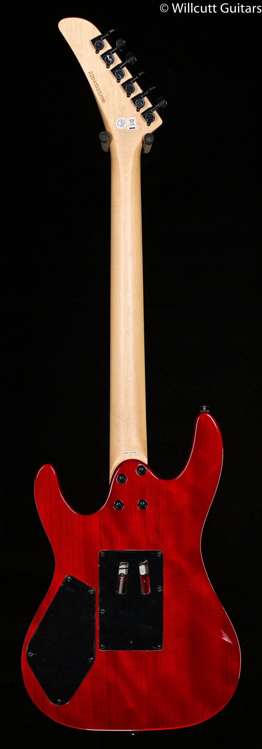 Kramer Striker Figured HSS Transparent Red w/Floyd Rose Special (206)