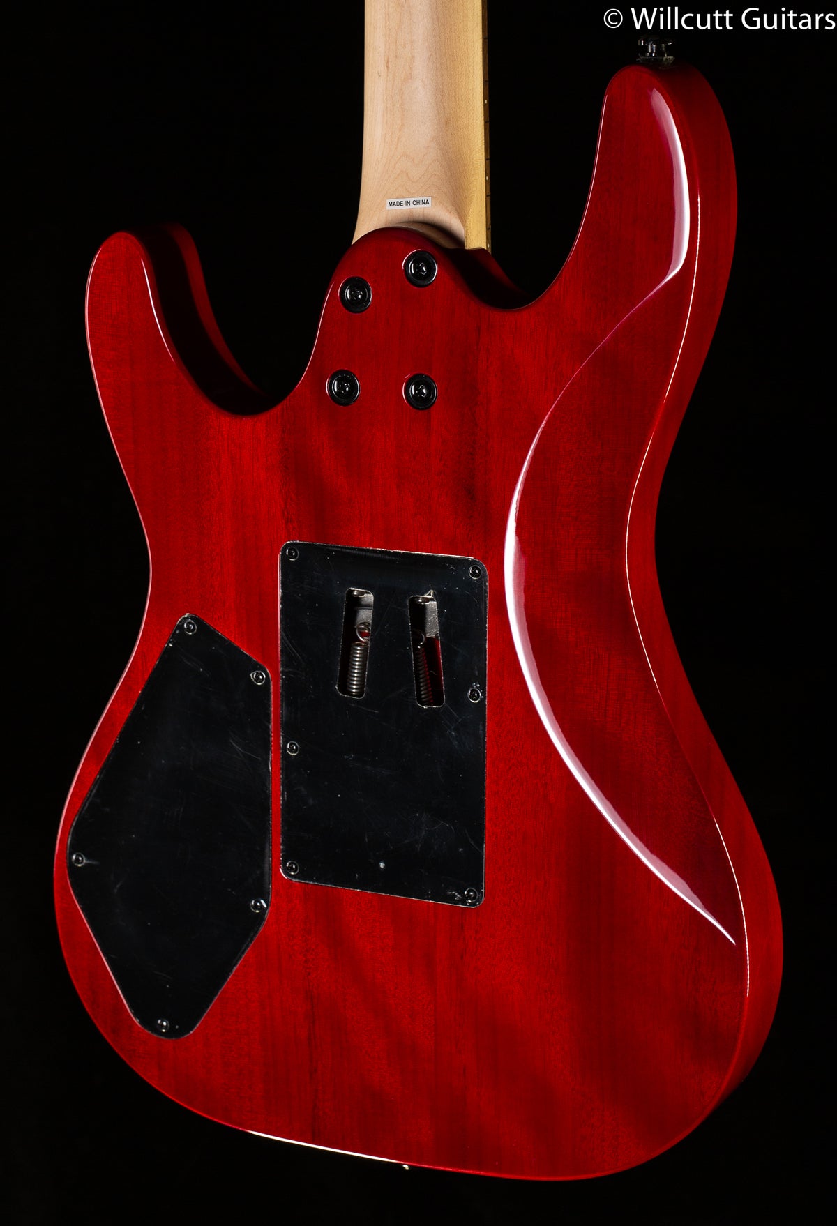 Kramer Striker Figured HSS Transparent Red w/Floyd Rose Special (206)