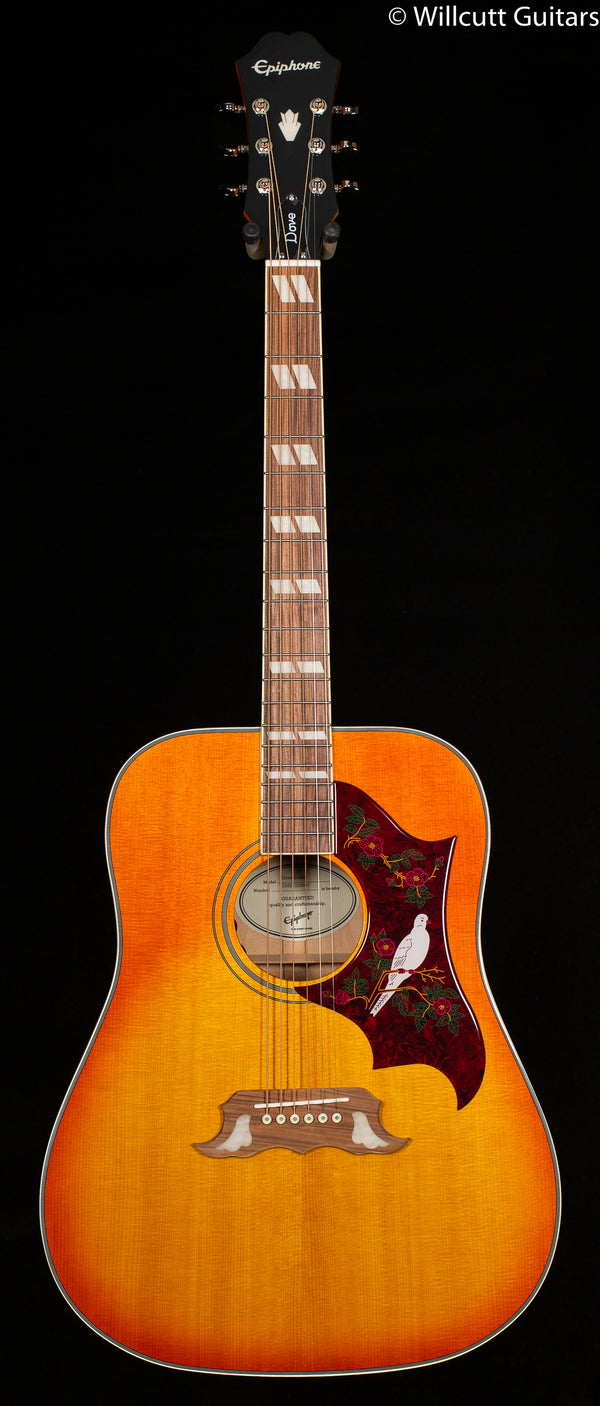 Epiphone DOVE NA Fishman搭載 Epiphone Now Featuring a Solid Spruce