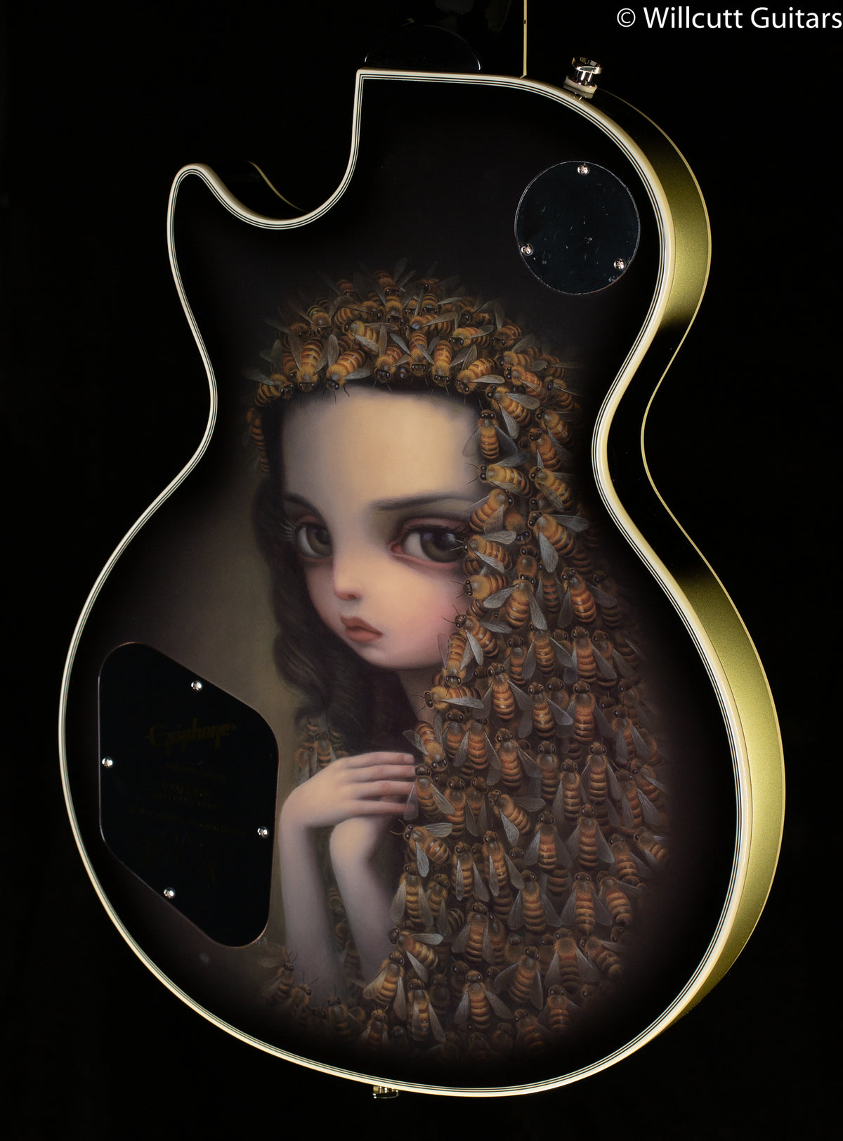 Epiphone Adam Jones Les Paul Custom Art - Ryden, Antique Silverburst (395)