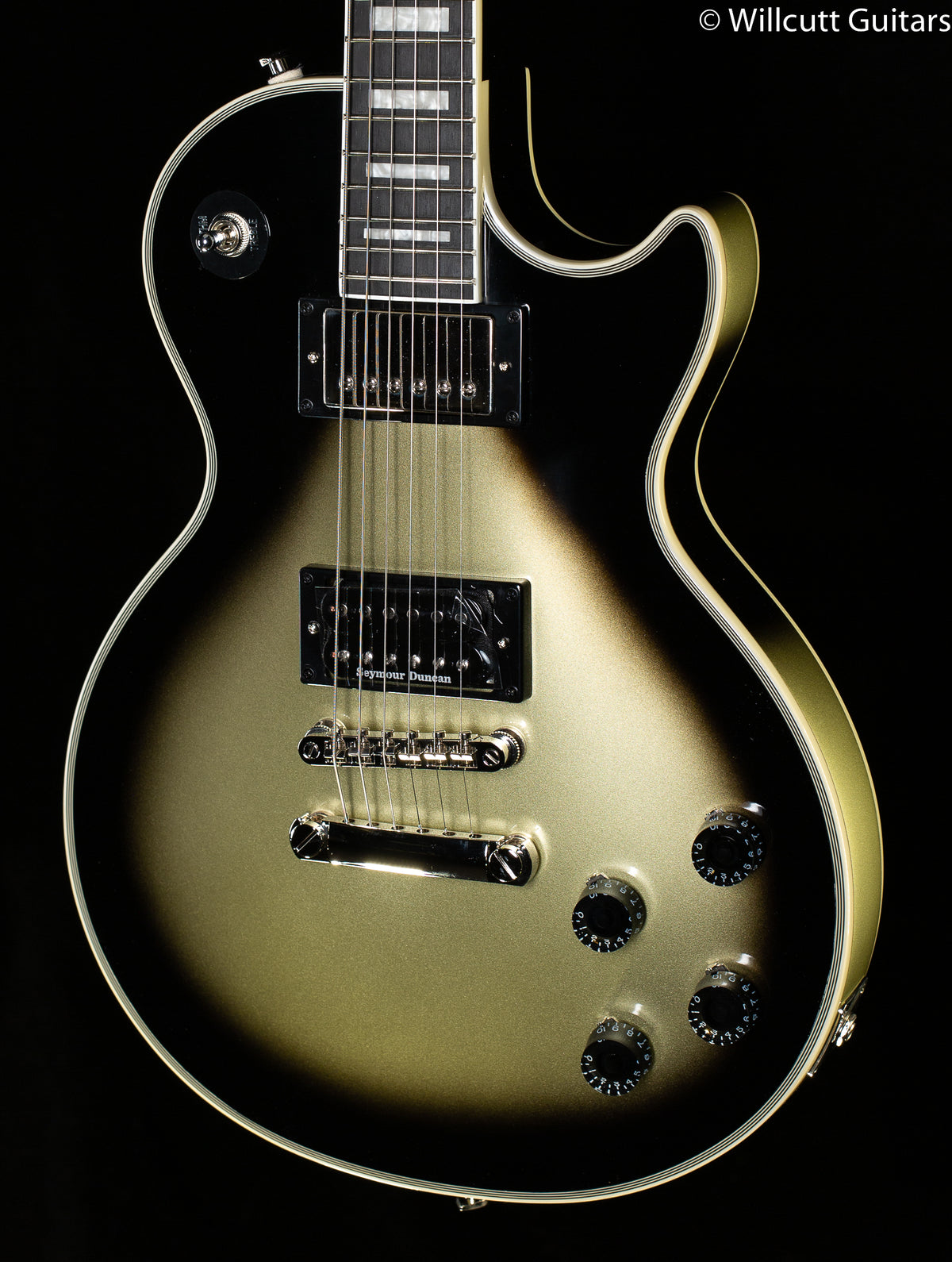 Epiphone Artist Adam Jones Les Paul Custom Art Collection Mark Ryden&#39;s &quot;The Veil of Bees&quot; Antique Silverburst (090)