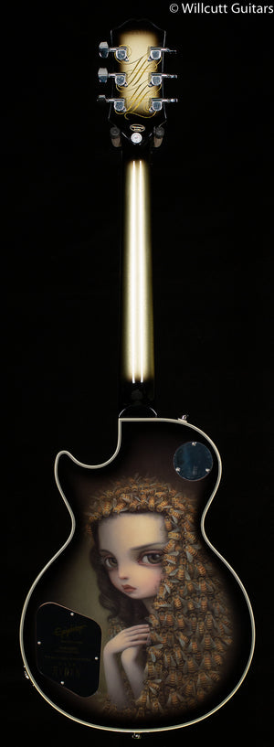 Epiphone Artist Adam Jones Les Paul Custom Art Collection Mark Ryden's "The Veil of Bees" Antique Silverburst (223)