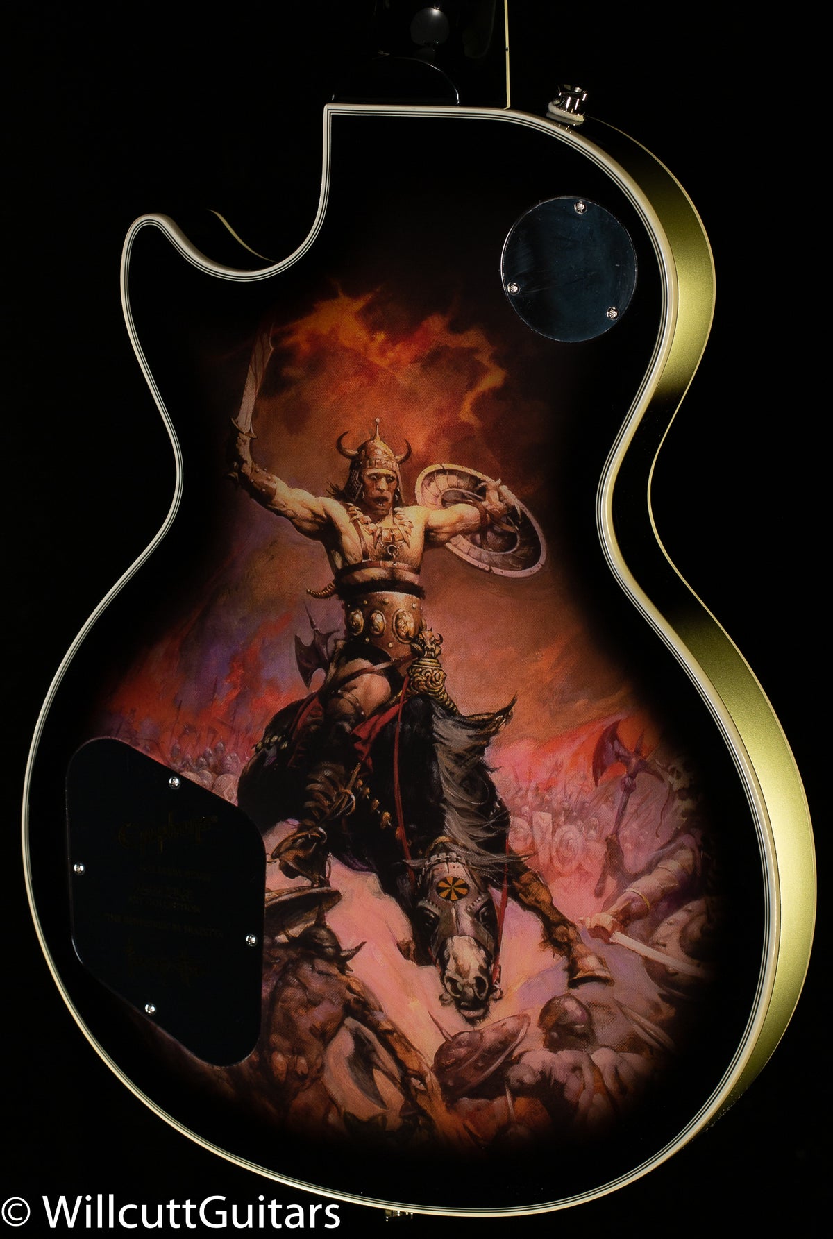 Epiphone Adam Jones Les Paul Custom Art Frazetta (029)