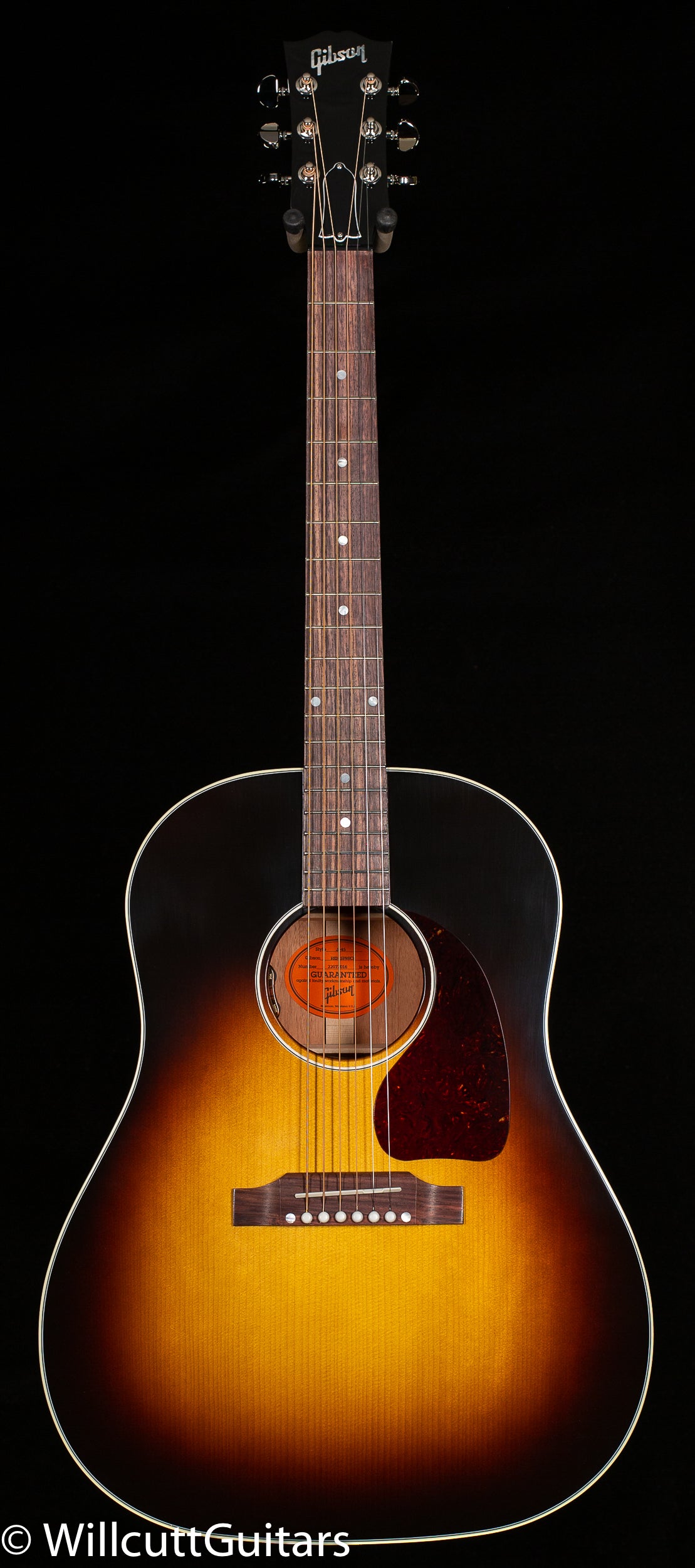 Gibson Custom Shop Willcutt Exclusive J-45 Standard Vintage Sunburst Red Spruce (016)