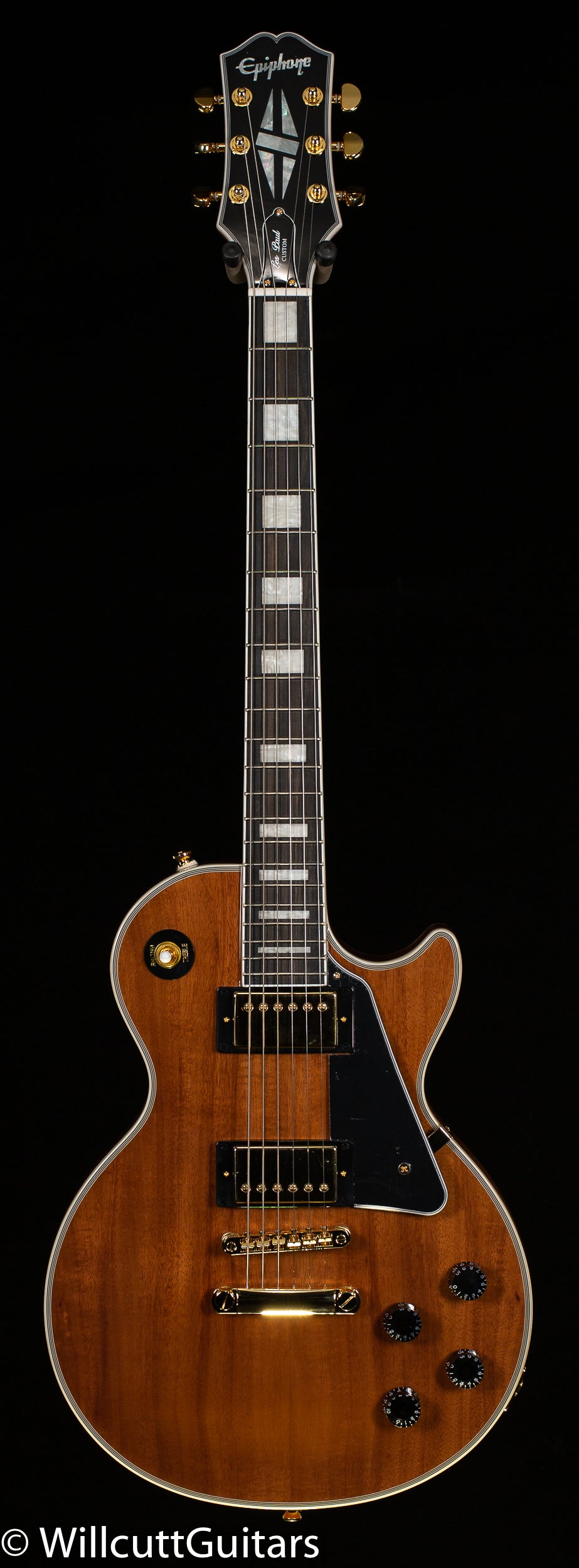 Epiphone Les Paul Custom Koa Natural (288) - Willcutt Guitars
