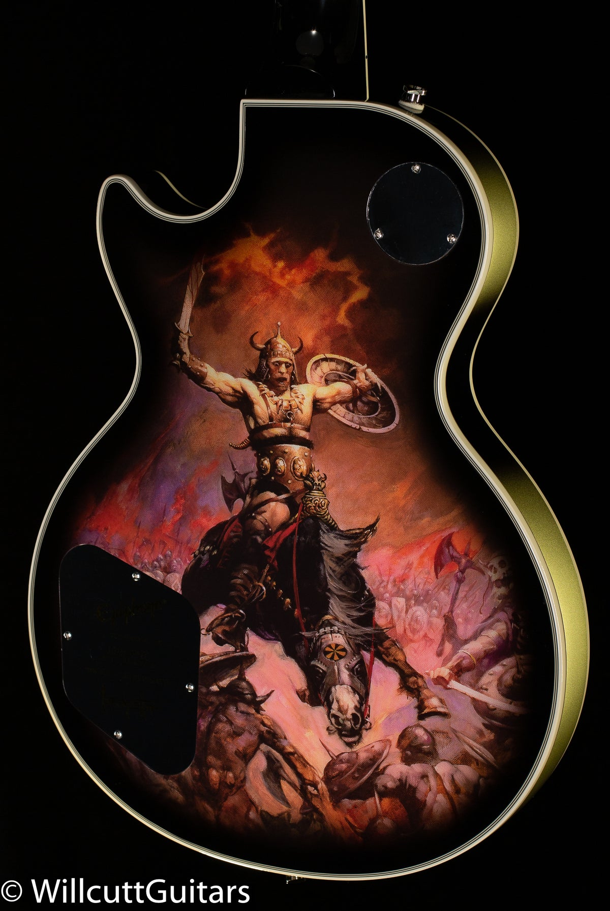 Epiphone Adam Jones Les Paul Custom Art Frazetta (533)