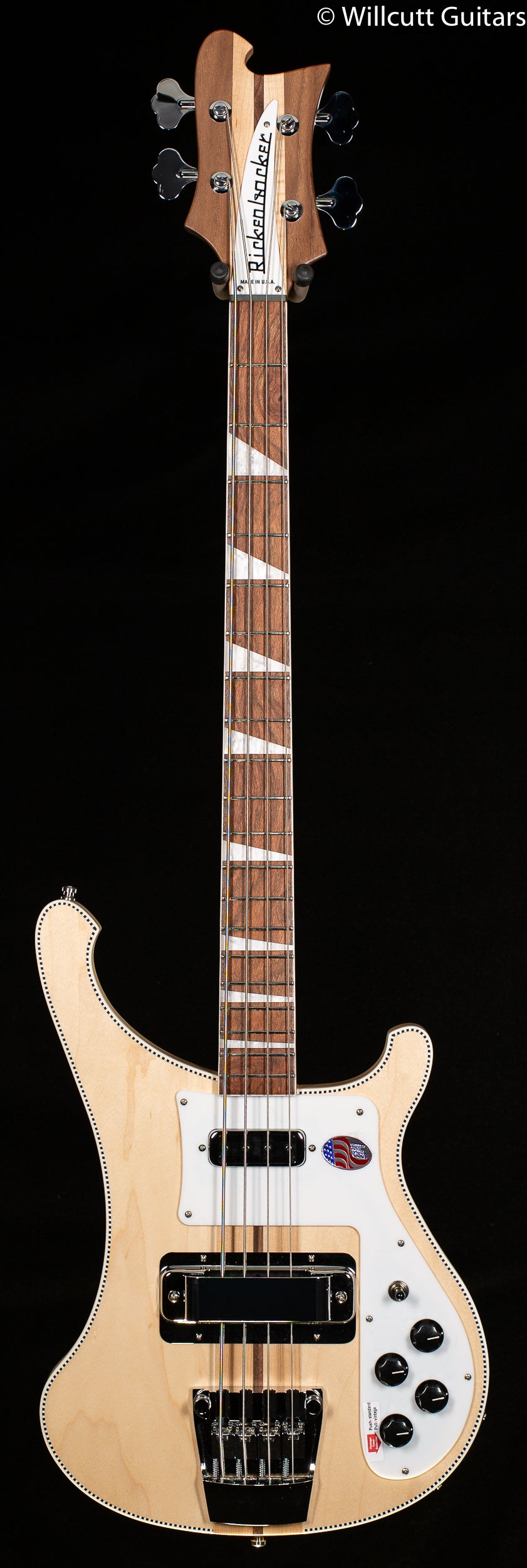 Rickenbacker Limited Edition 4003 Bass Satin Mapleglo (795) Bass Guita -  Willcutt Guitars