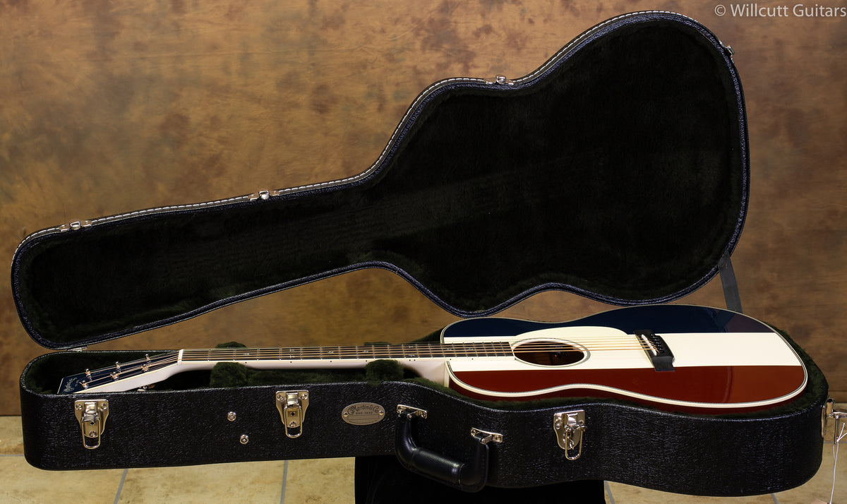 Martin USED Custom Shop 000-14 Fret Red White and Blue