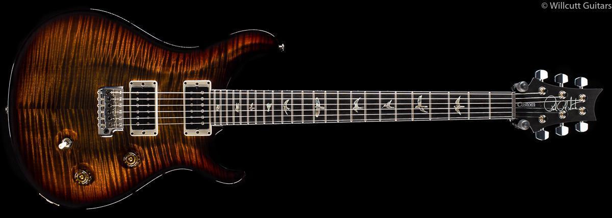 PRS Custom 24 Artist Top Black Gold Burst Stained Neck (401