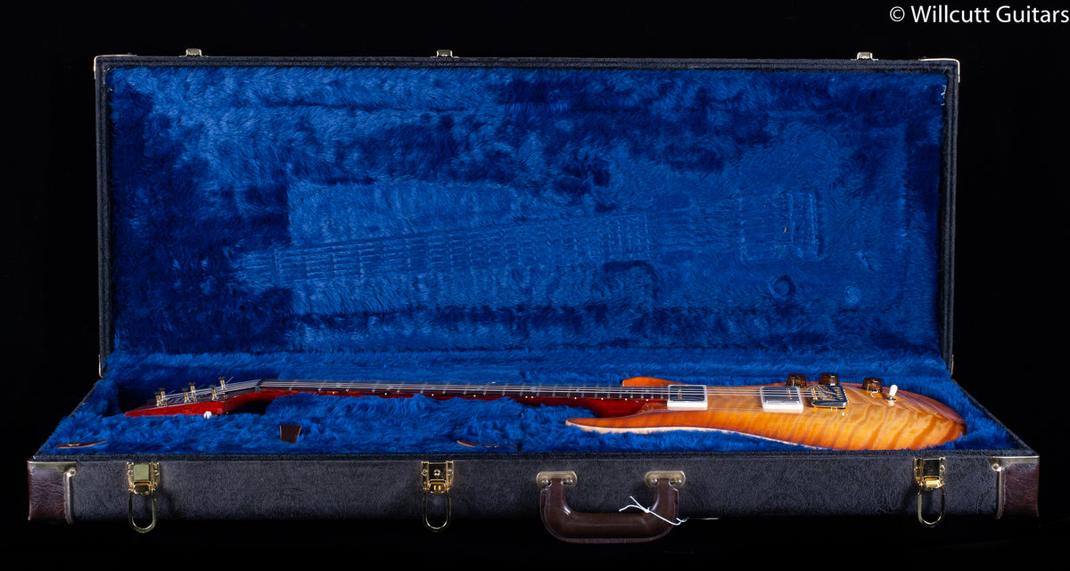 PRS DGT Vintage Amber Burst Private Stock Top