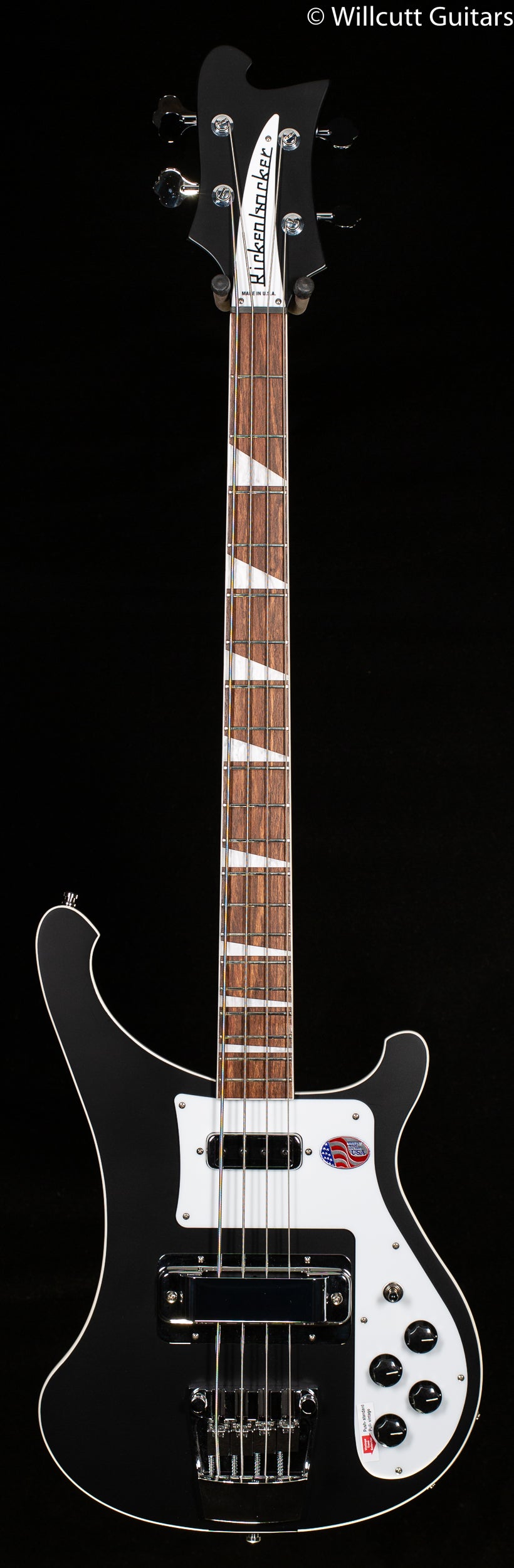 取り置き可能 Rickenbacker 4003 ブラック Rickenbacker 4003 Bass Matte Black (788) - Willcutt Guitars
