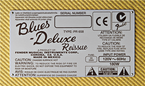 Fender Blues Deluxe™ Reissue, 120V (563)