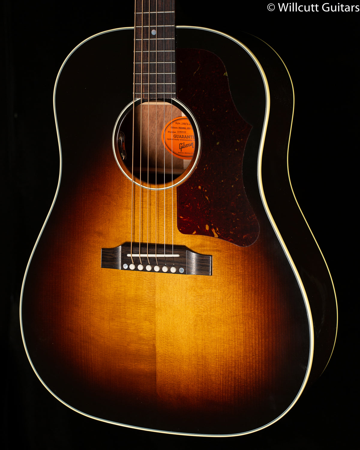 Gibson 50&#39;s J-45 Vintage Sunburst Thermally Aged Red Spruce (023)