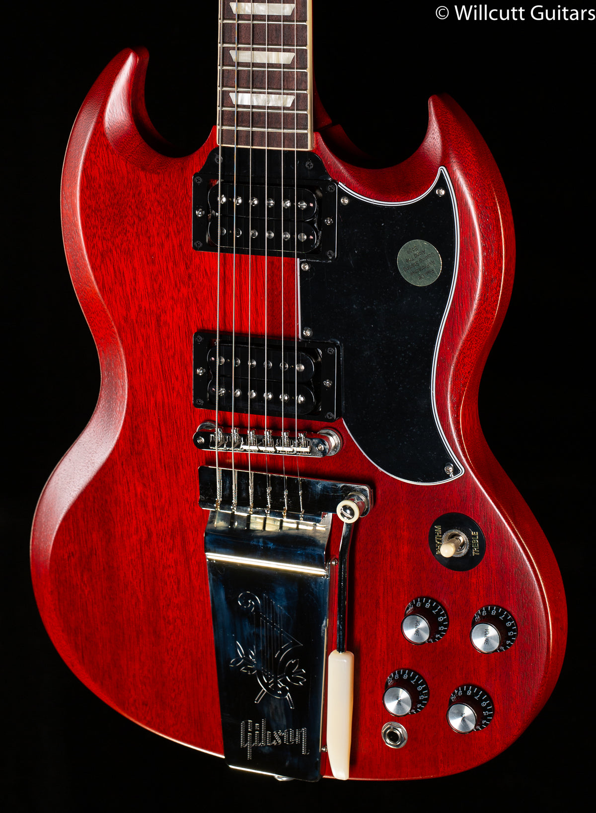 Gibson SG Standard &#39;61 Maestro Vibrola Faded Vintage Cherry (080)