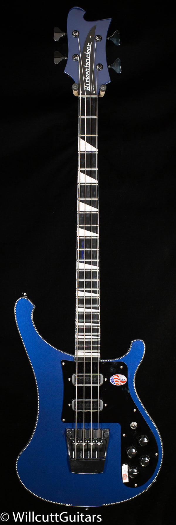 Rickenbacker 4030 Short Scale Bass Midnight Blue (765) - Willcutt Guitars