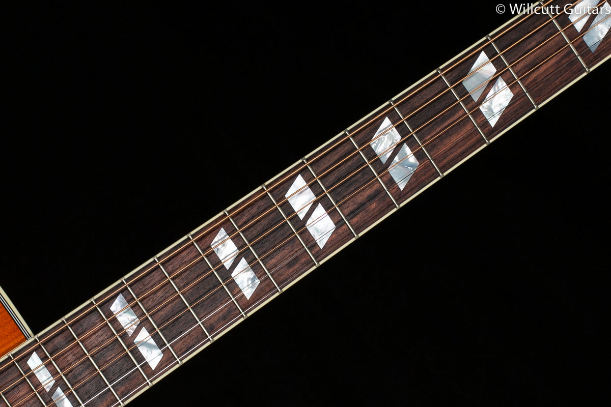 Gibson Custom Shop Willcutt Exclusive Hummingbird Original Heritage Cherry Sunburst Red Spruce Top (069)