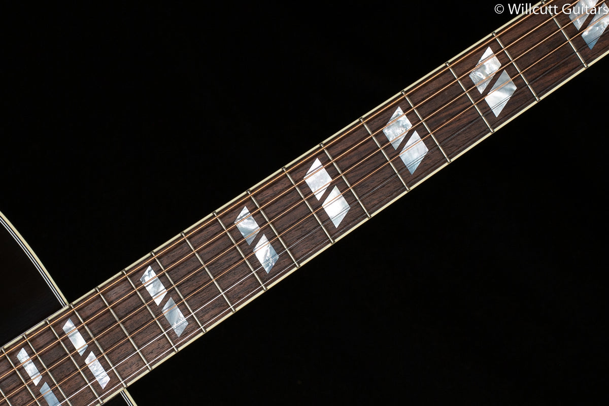 Gibson Custom Shop Willcutt Exclusive Hummingbird Standard Vintage Sunburst Red Spruce Top (035)