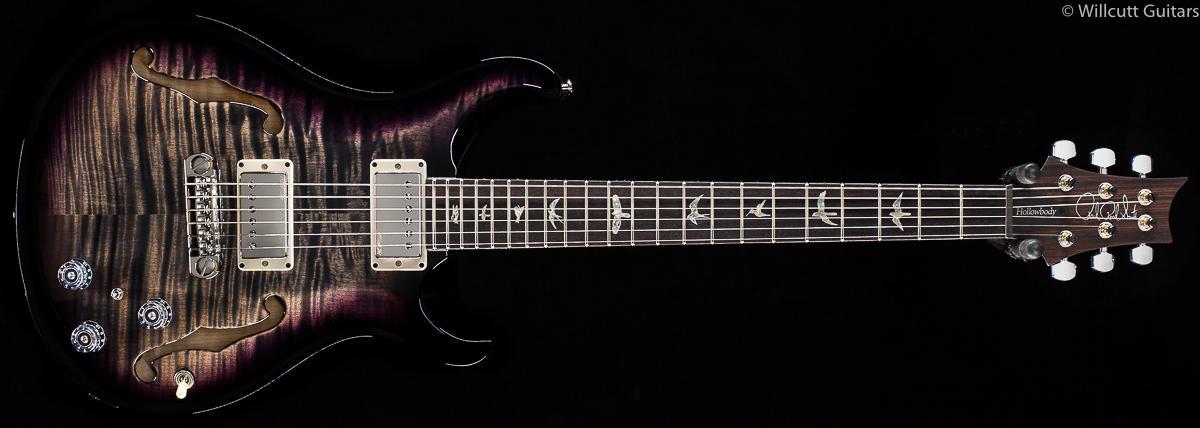 PRS Hollowbody II Purple Charcoal Burst 10 Top (574)