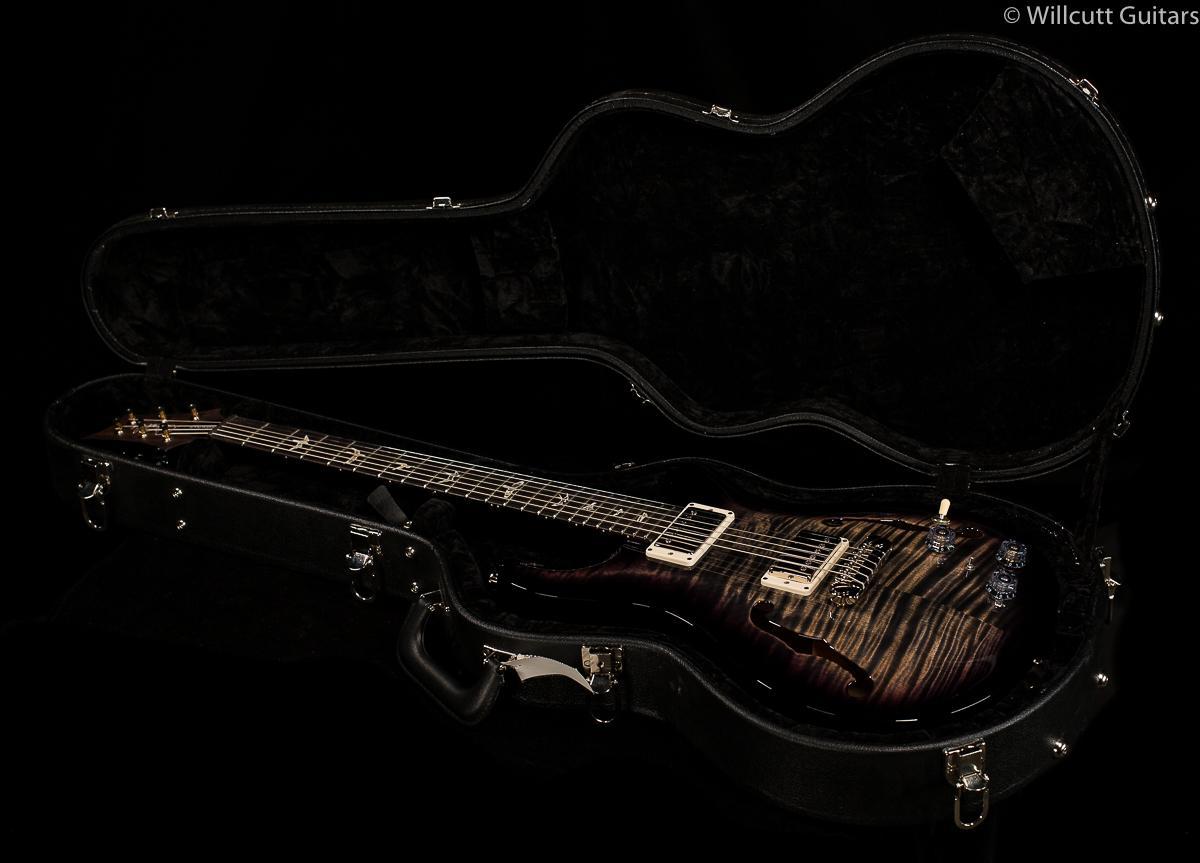 PRS Hollowbody II Purple Charcoal Burst 10 Top (574)