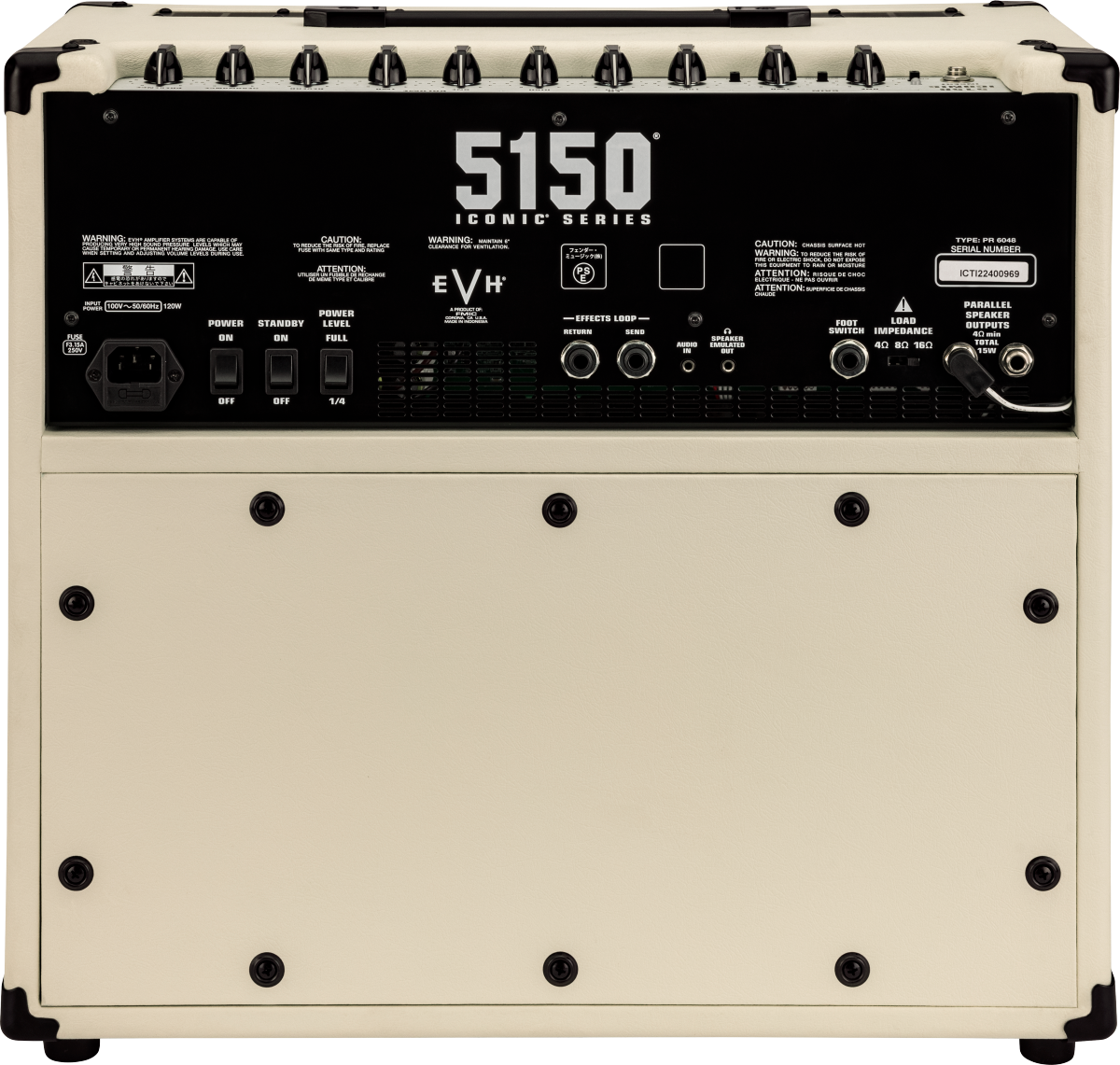 EVH 5150 Iconic Series 15W 1x10 Combo, Ivory (977)