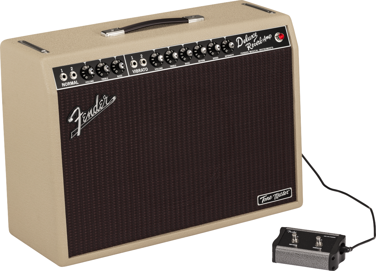 Fender Tone Master Deluxe Reverb Blonde, 120V - Willcutt Guitars