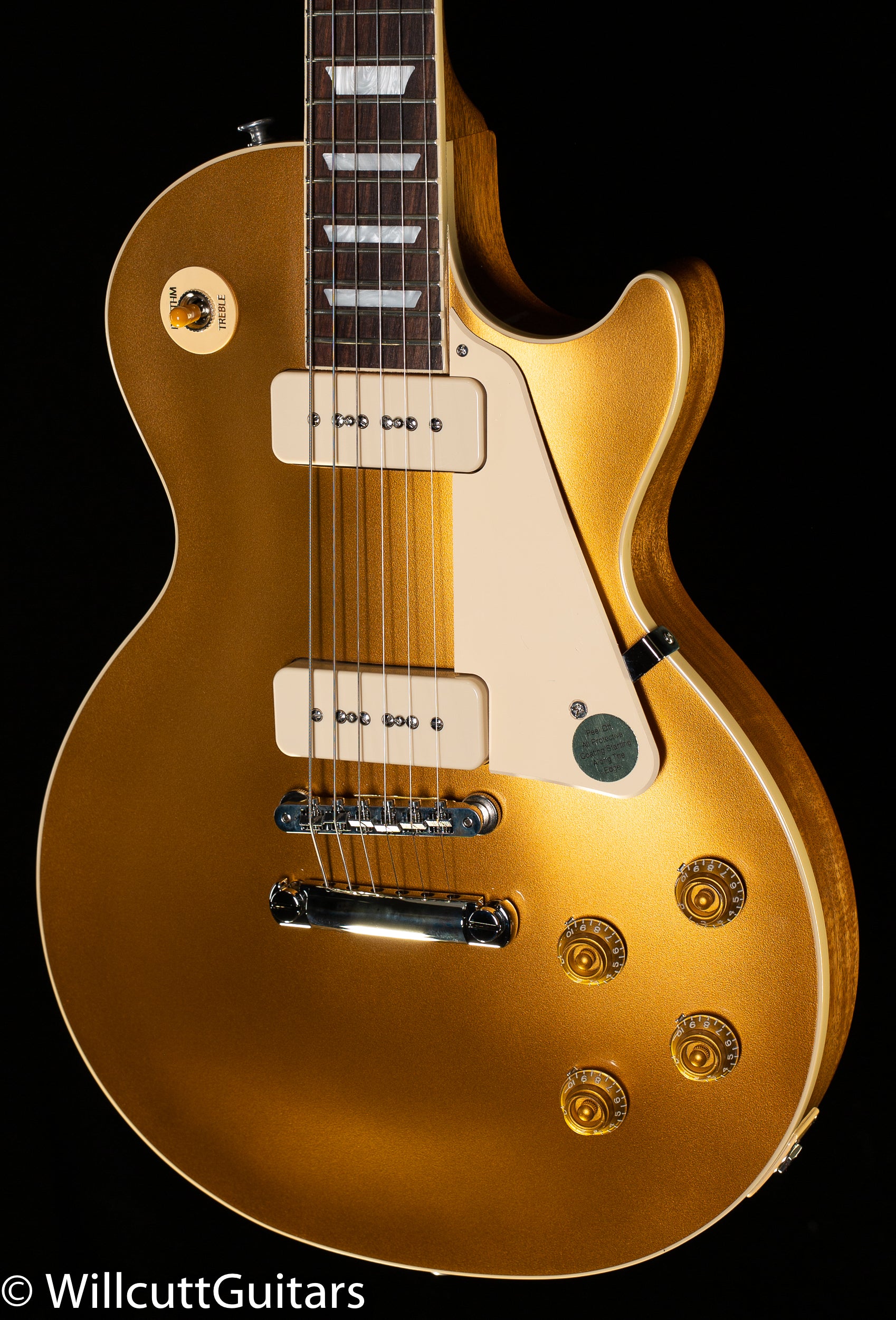 Gibson Les Paul Standard 50s P-90 Gold Top (108) - Willcutt Guitars