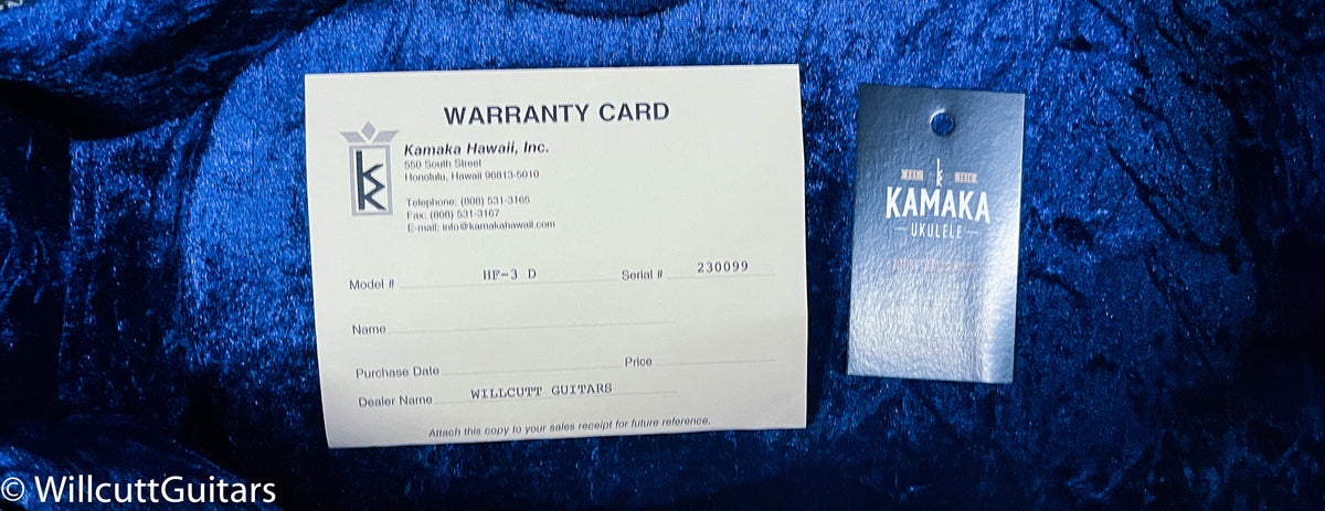 Kamaka HF-3 D Tenor Deluxe Ukulele with Case (099)