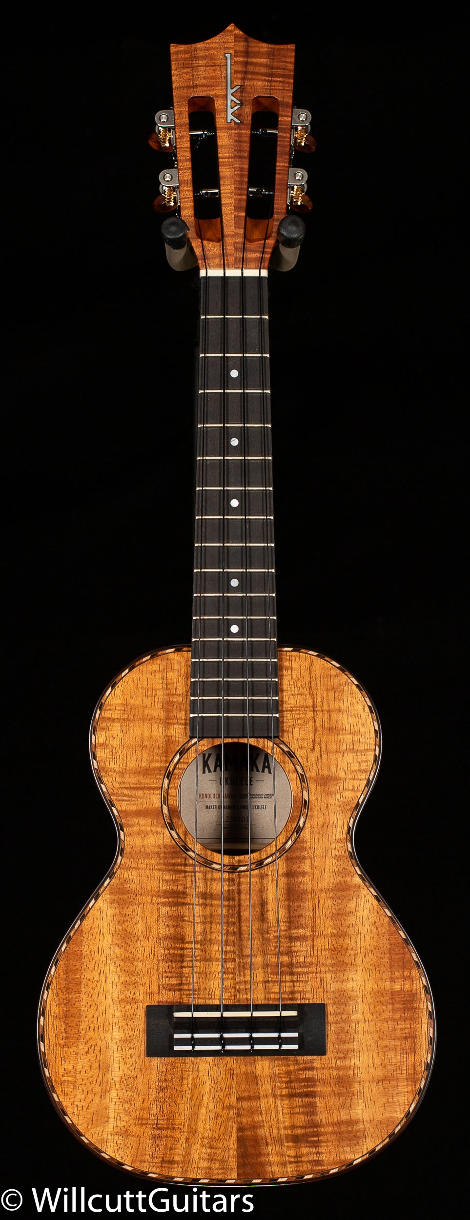 Kamaka HF-DI Ukulele Concert Deluxe Slotted Head with Case (101 