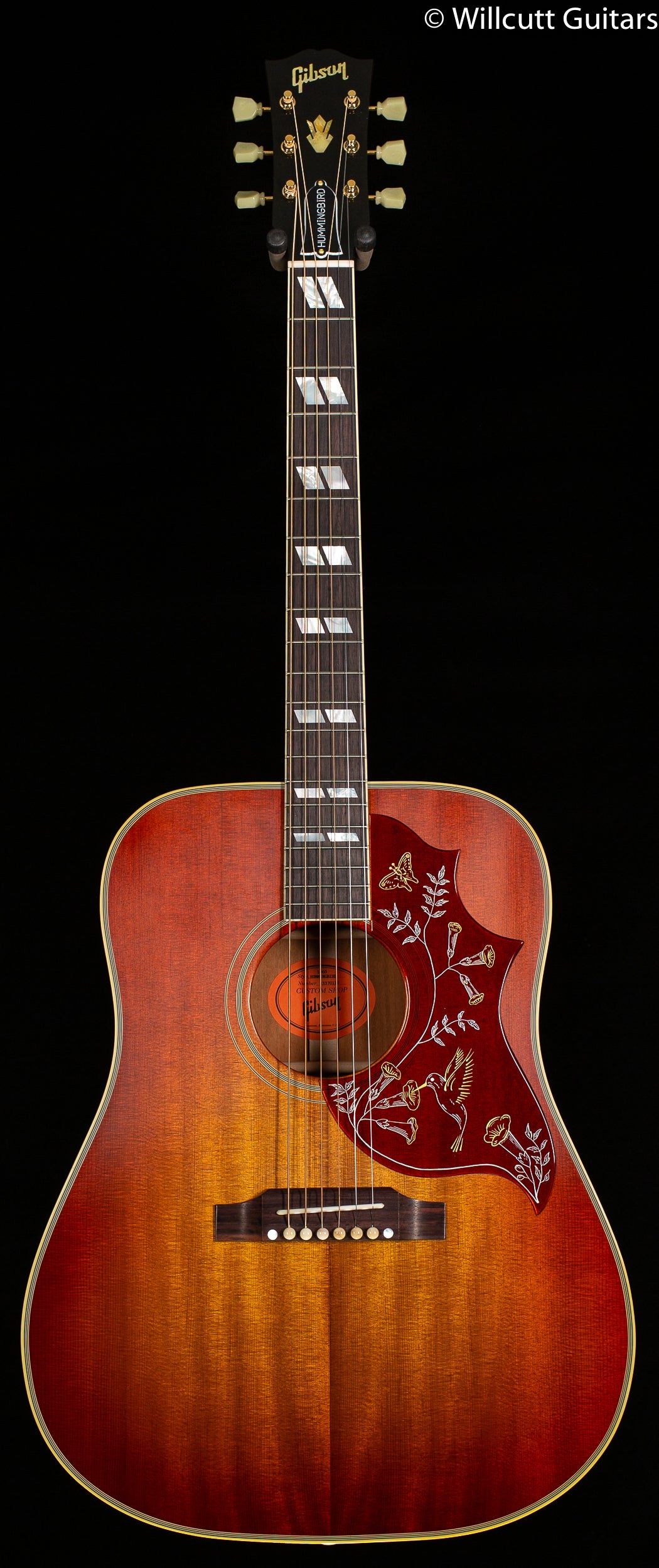 Gibson 1960 Hummingbird Fixed Bridge Heritage Cherry Burst