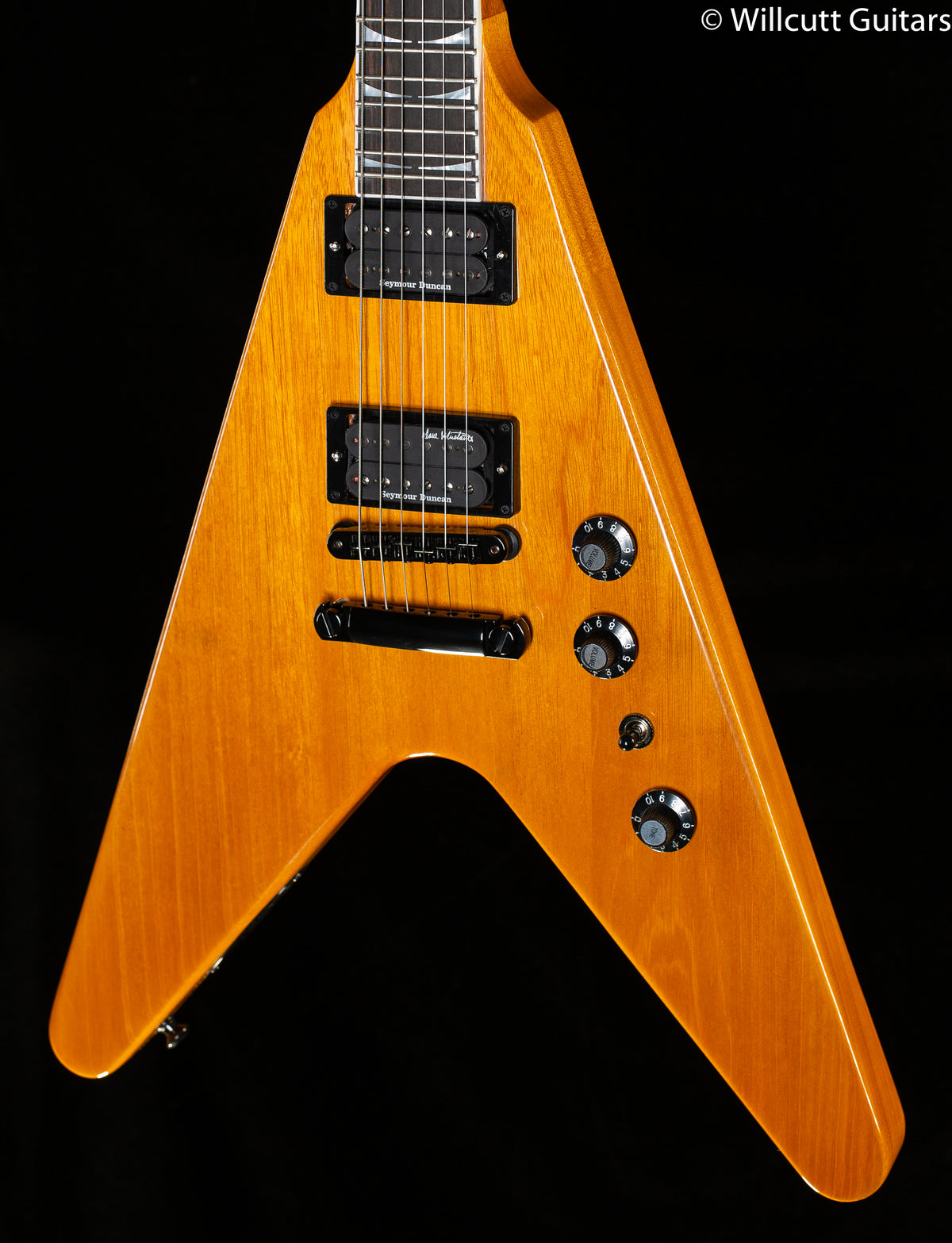 Gibson Dave Mustaine Flying V EXP Antique Natural