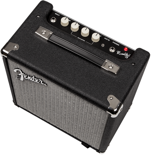 Fender Rumble™ 15 (V3), 120V, Black/Silver