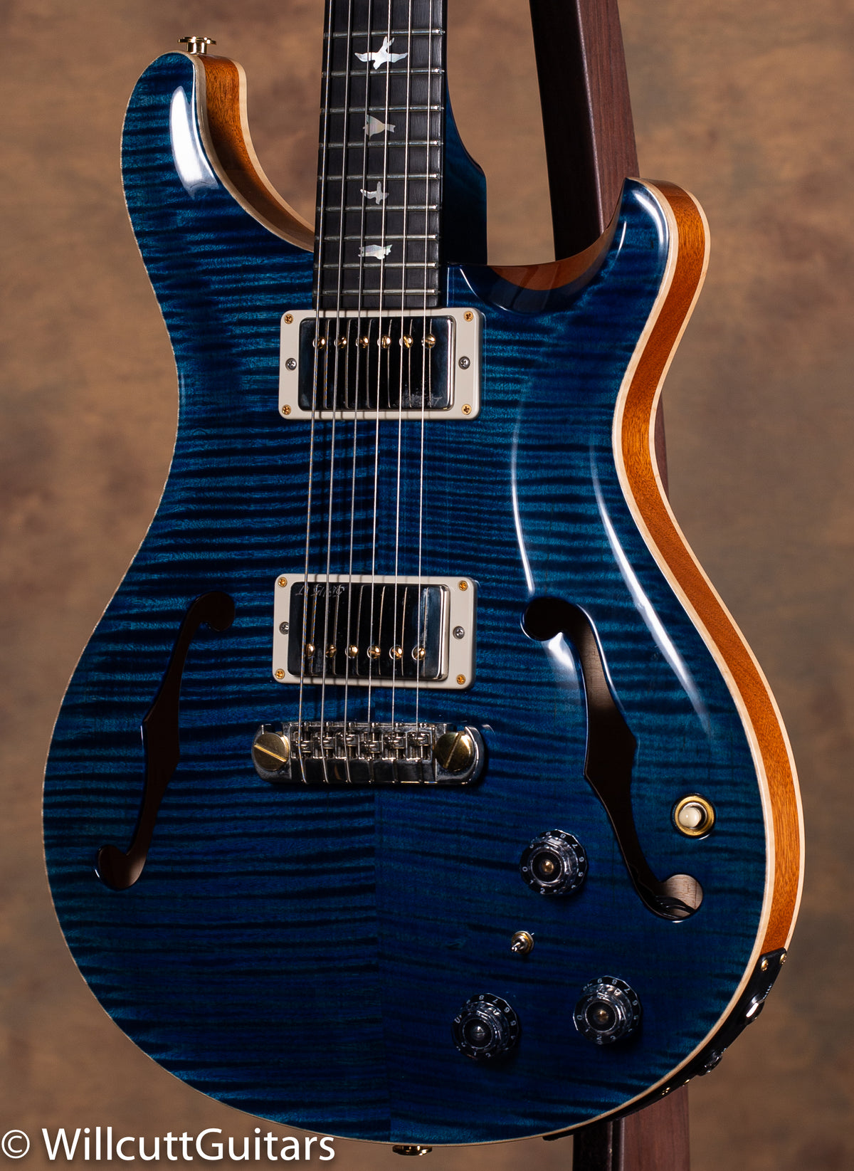 PRS Hollowbody II Piezo Wood Library Edition Aquamarine USED